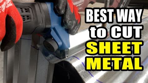 best way to cut sheet metal at home|cutting sheet metal by hand.